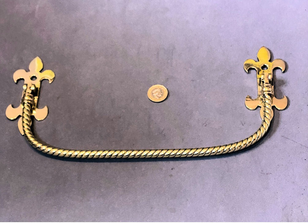 Brass Pew Rail for Umbrella — Brass, late 19th century