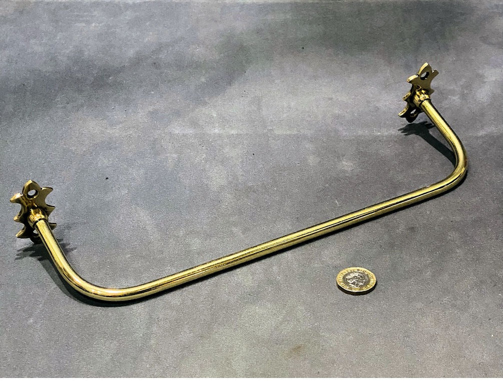 Brass Pew Umbrella Rail, 3 available — Brass, late 19th century