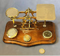 Brass Postal Balance — Brass, late 19th century