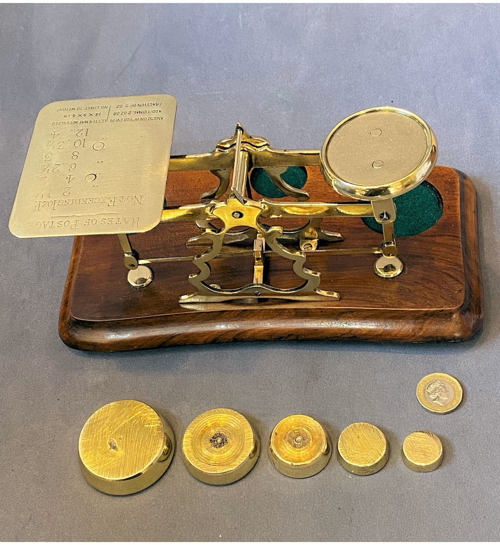 Brass Postal Balance — view 4