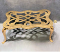 Brass Potstand — Brass, late 19th century