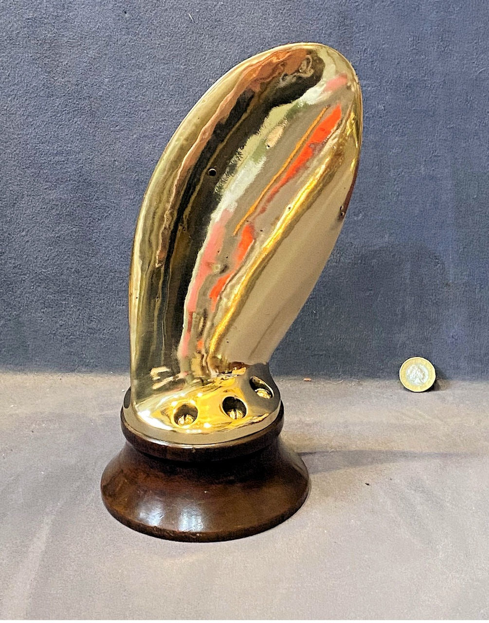 Brass Propeller Blade Trophy — Brass