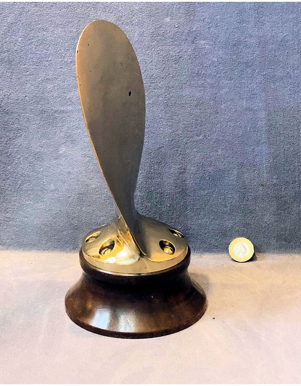 Brass Propeller Blade Trophy — view 4