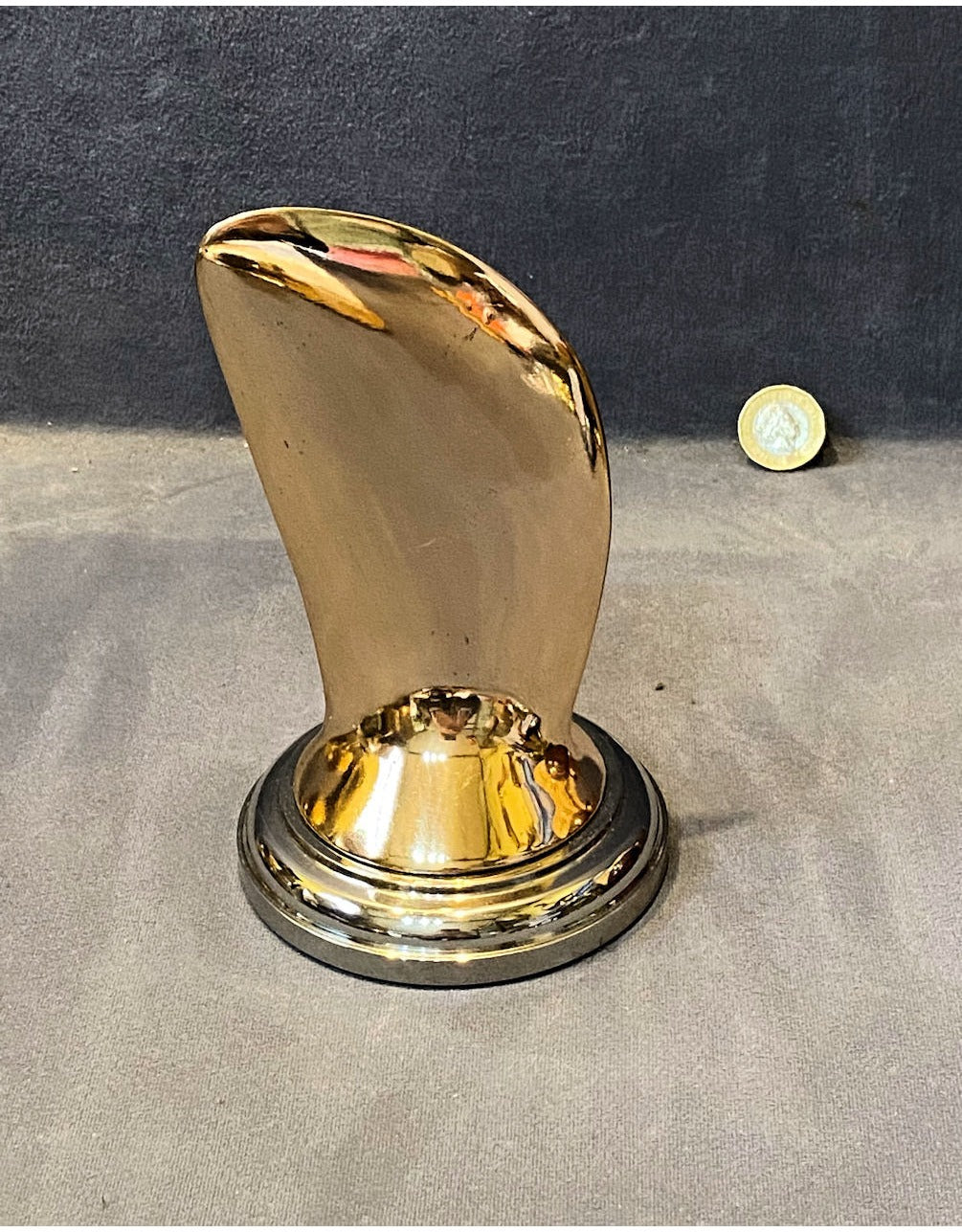 Brass Propeller Blade Trophy — view 2