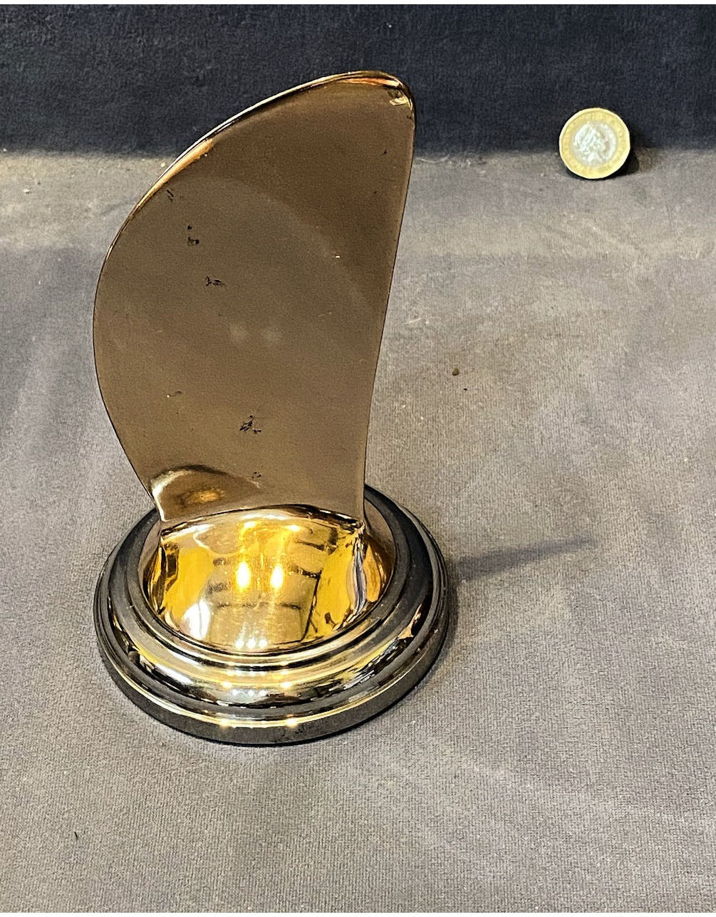 Brass Propeller Blade Trophy — view 4