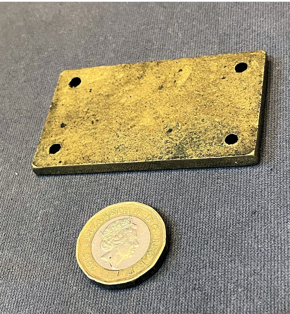 Brass Push Plate — view 2