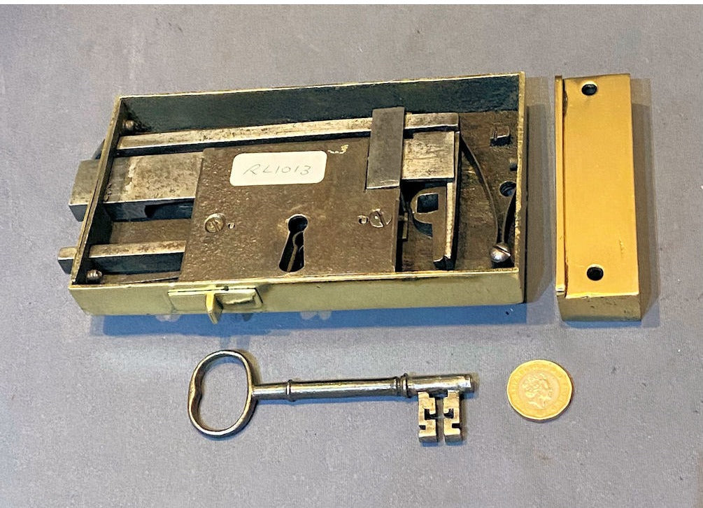 Brass Rim Lock — view 2