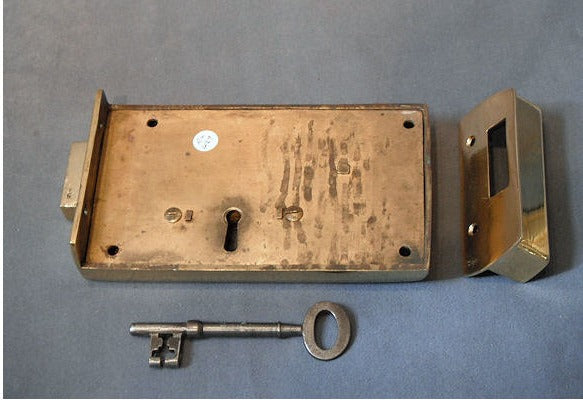 Brass Rim Lock — view 2