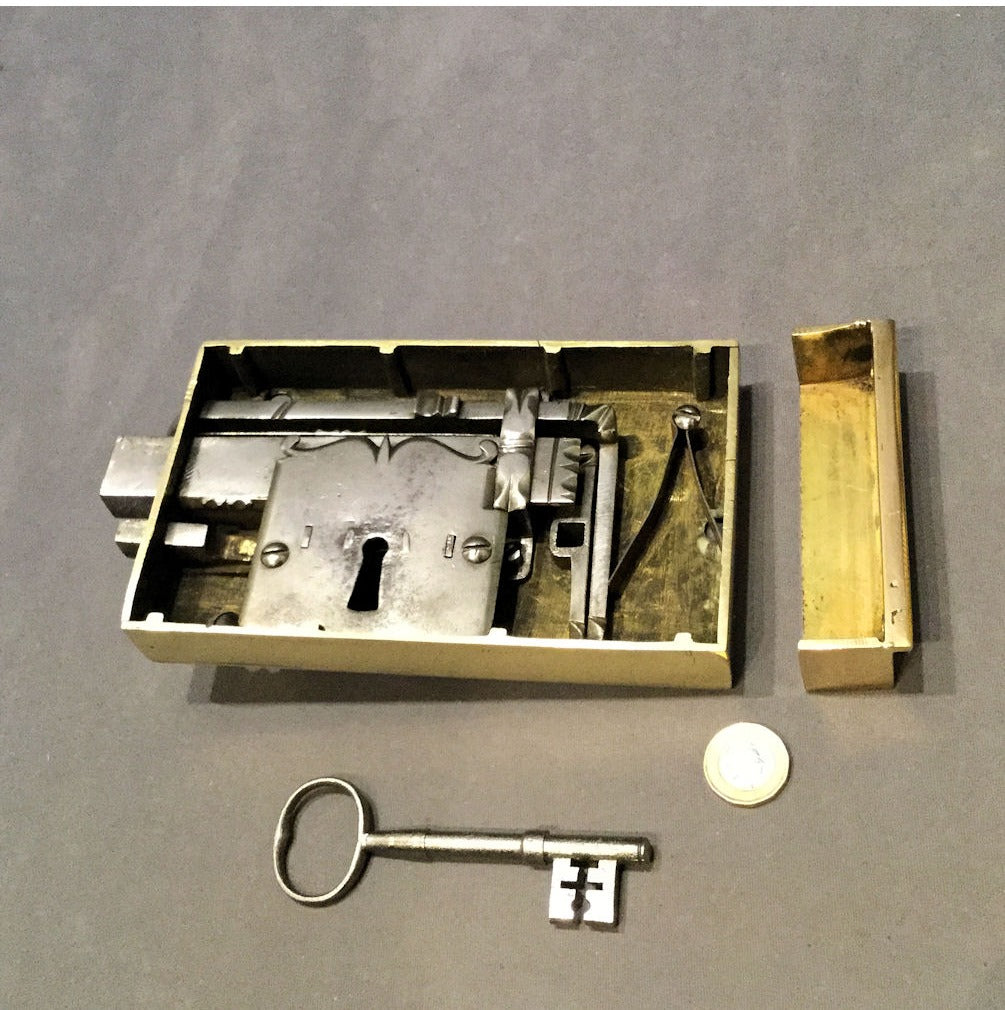 Brass Rim Lock — view 3