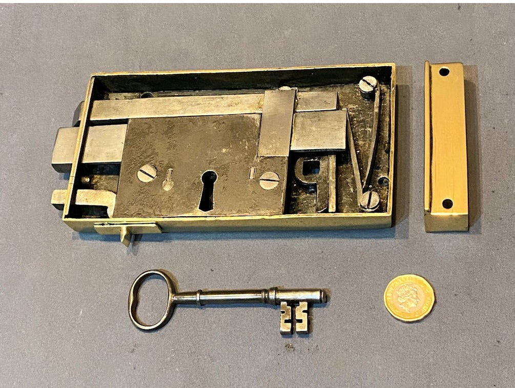 Brass Rim Lock — view 2