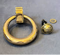 Brass Ring Door Knocker — Brass, 1940's