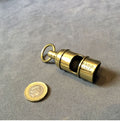 Brass Scottish Whistle — Brass, late 19th century