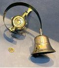 Brass Servants Intercom Bell — Brass, late 19th century