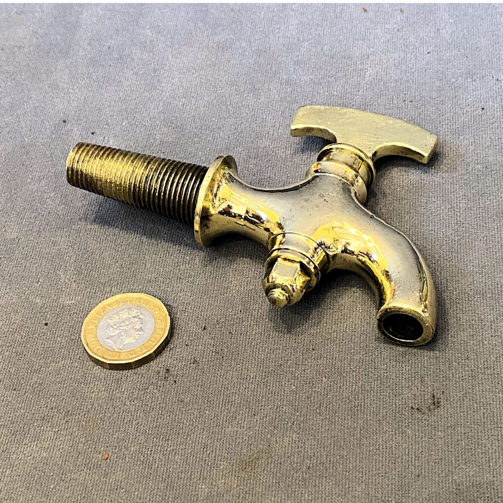 Brass Sherry Barrel Tap — view 2