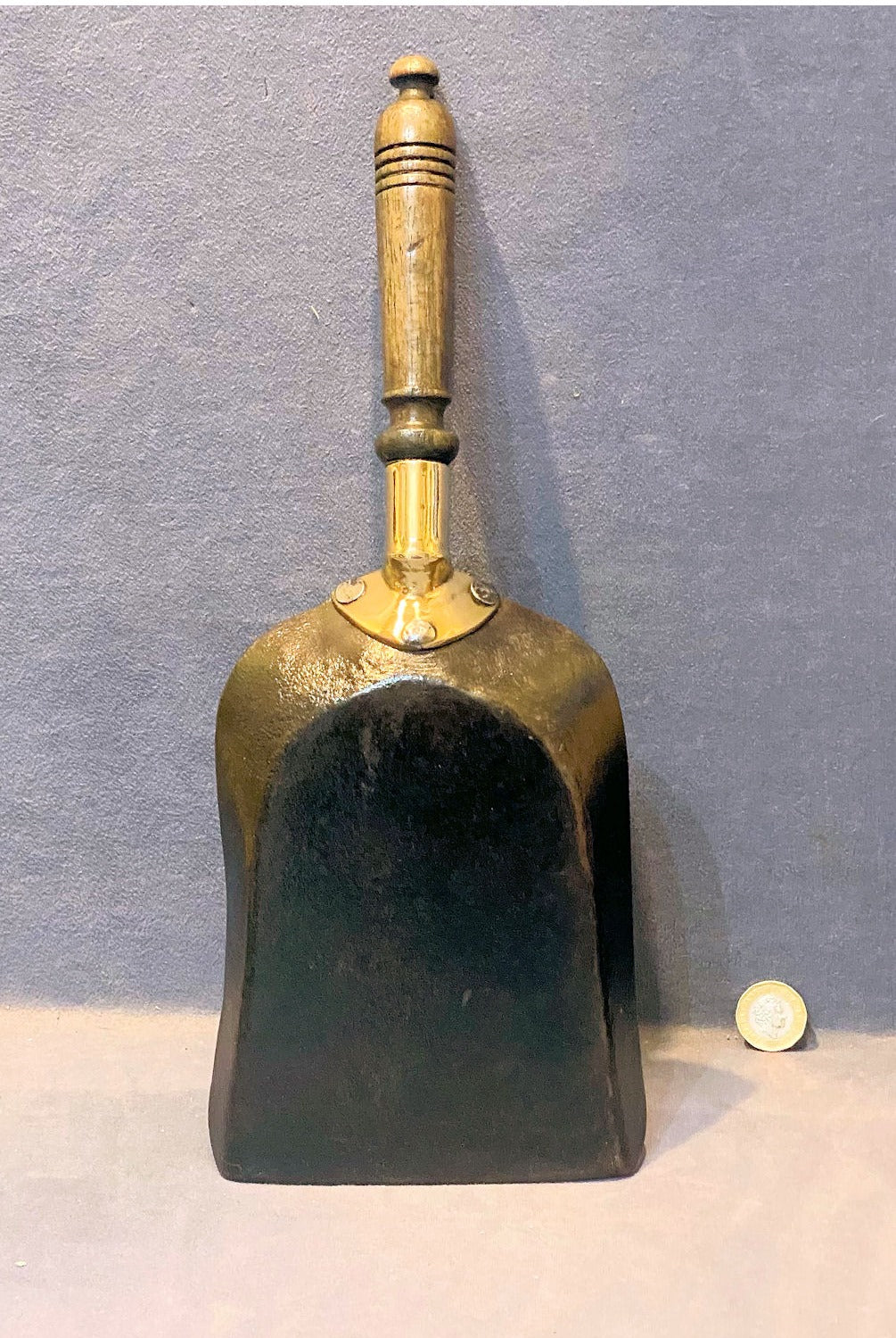 Brass Steel Coal Box Shovel — view 2