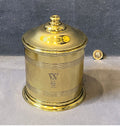 Brass String Box — Brass, late 19th century
