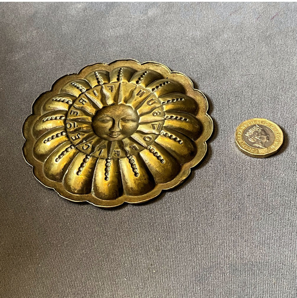 Brass Sun Fire Office Pin Tray — view 2