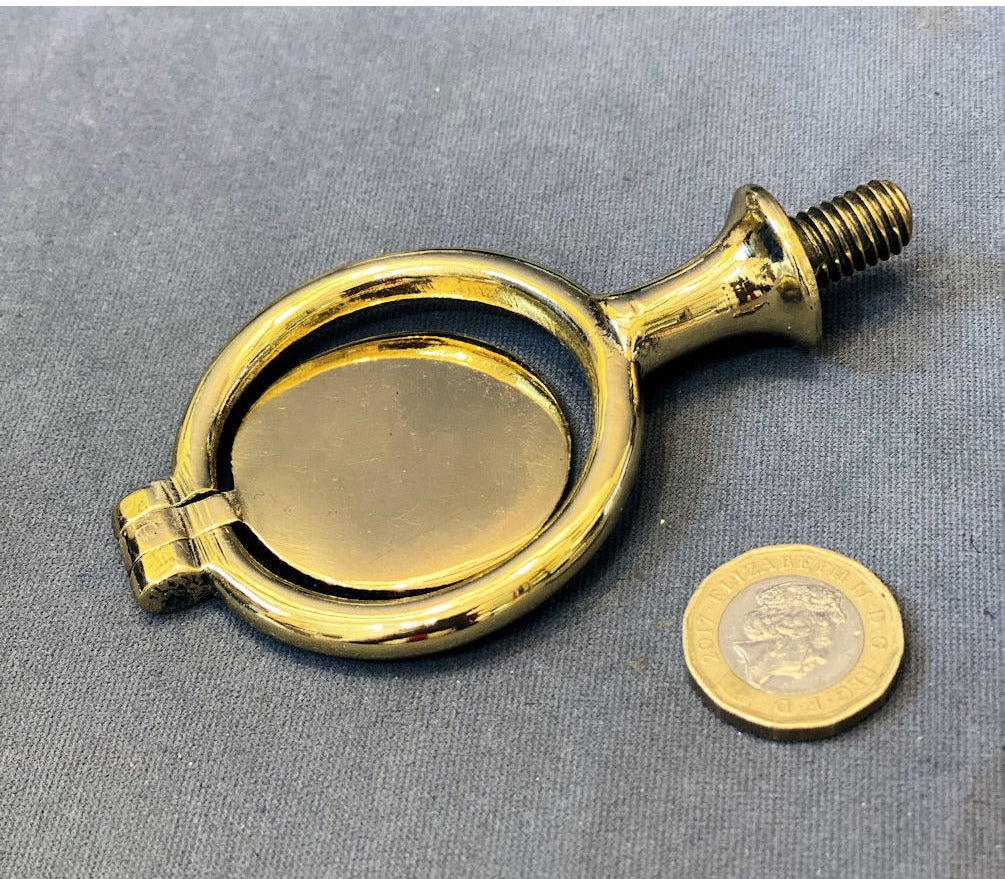 Brass Swinger Heavy Horse Decoration — view 2