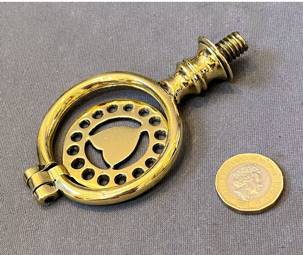 Brass Swinger Heavy Horse Decoration — view 2