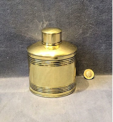 Brass Tea Caddy — Brass, late 19th century