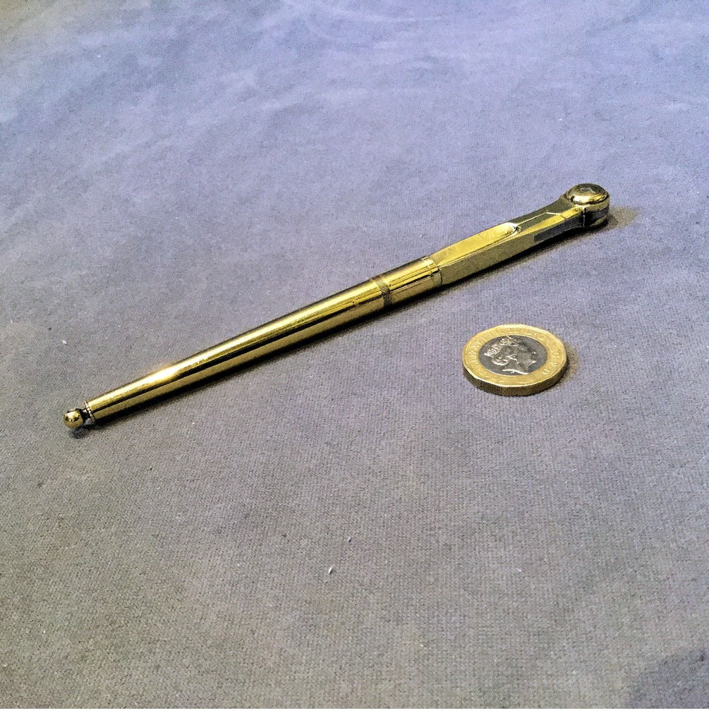 Brass Travelling Calipers — Brass, late 19th century
