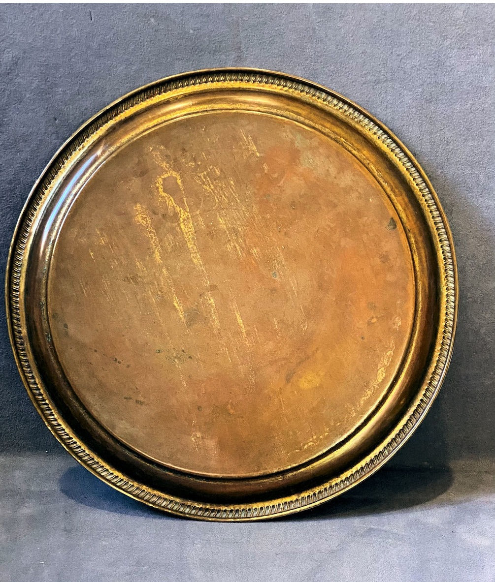 Brass Tray Queen Victoria Jubliee 1887 — view 2