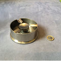 Brass Trench Art Shell Case Ashtray — Brass, 1966