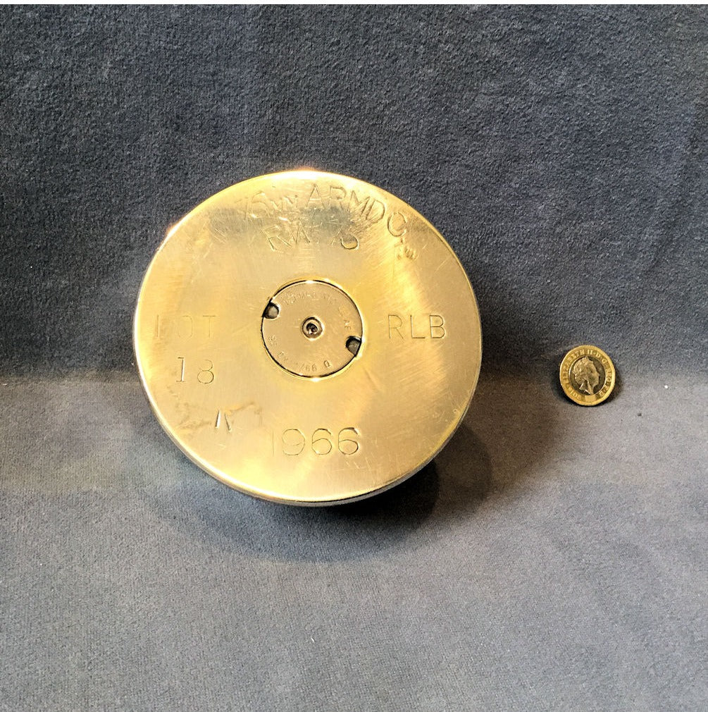 Brass Trench Art Shell Case Ashtray — view 2