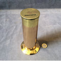 Brass Tubular Money Box — Brass, 1908