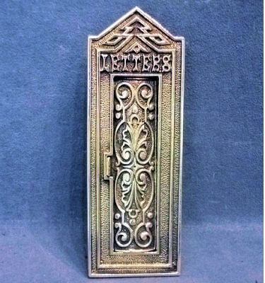 Brass Vertical Letter Flap — Brass, 1920's