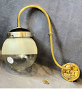Brass Wall Light — Brass, late 19th century