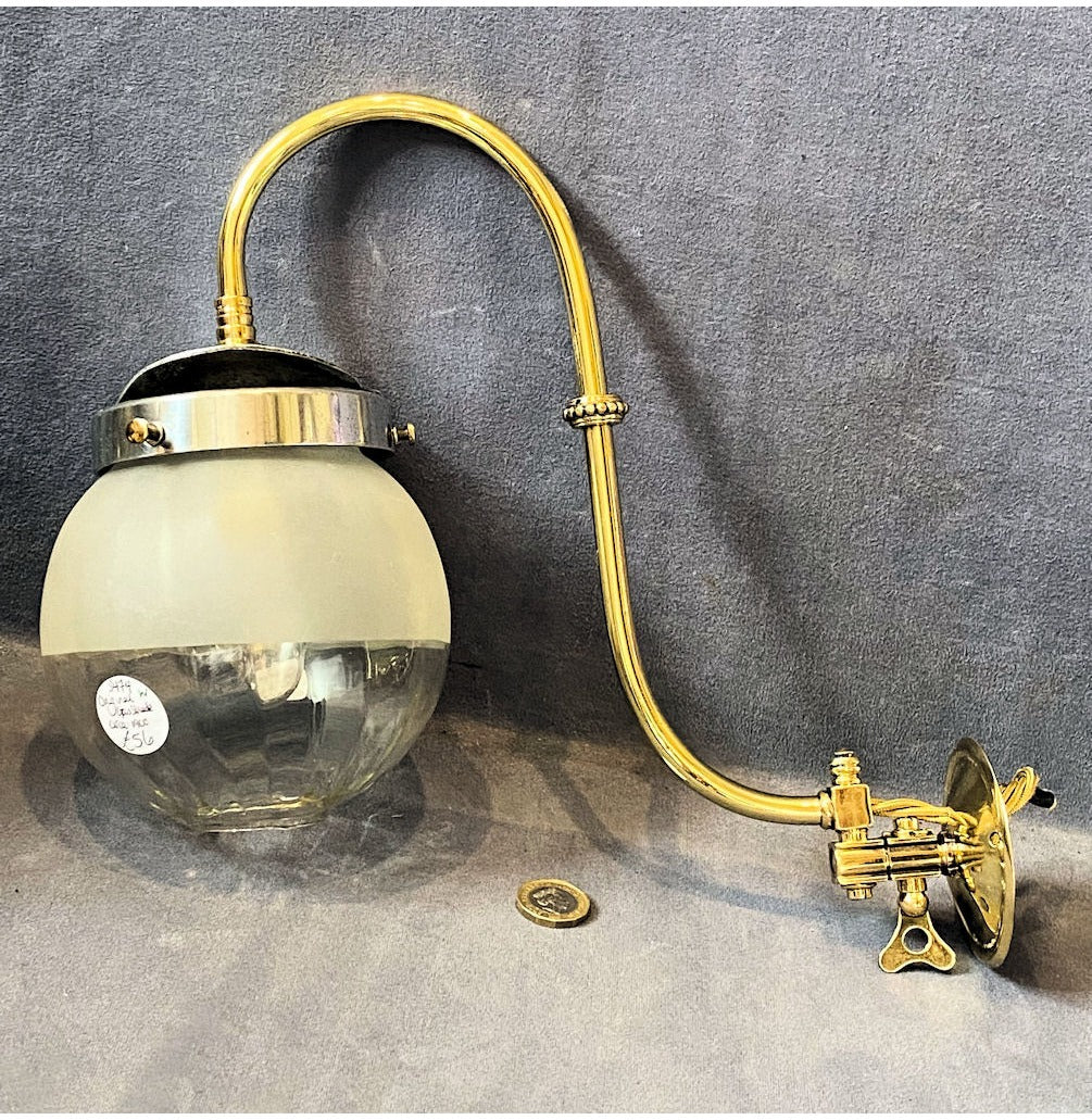 Brass Wall Light — view 2