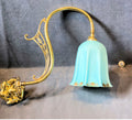 Brass Wall Light — Brass, circa 1900