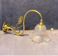 Brass Wall Light — Brass, circa 1900