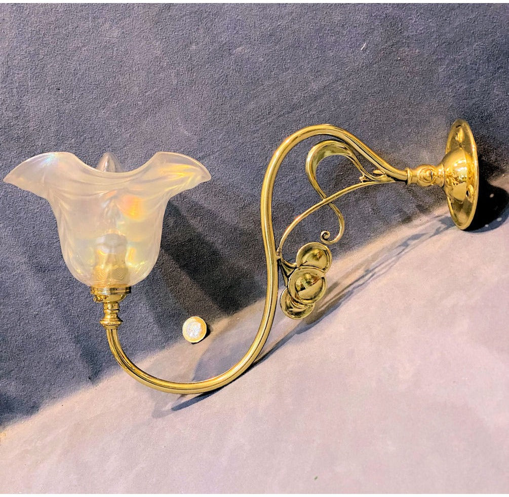 Brass Wall Light — view 2