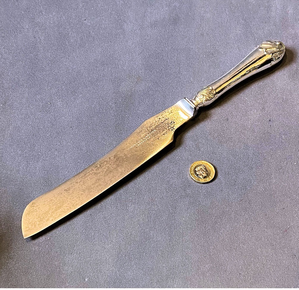 Bread Knife — Steel, late 19th century