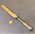 Bread Knife with Silver Handle — Silver, late 19th century
