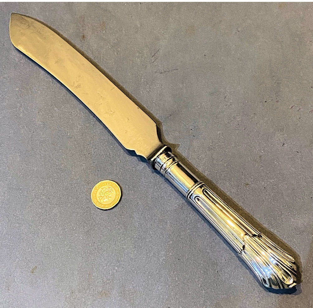 Bread Knife with Silver Handle — view 2