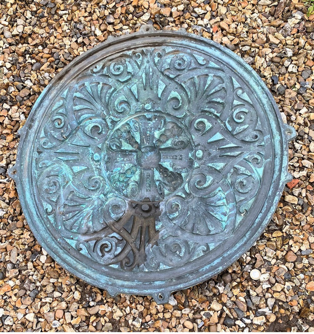 Bronze Ceiling Rose Mould — Bronze, late 19th century