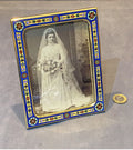 Bronze Champleve Enamel Photo Frame — Bronze, late 19th century