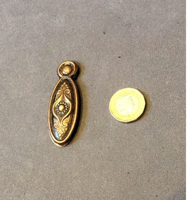 Bronzed Keyhole with Cover — Bronze, 1920's