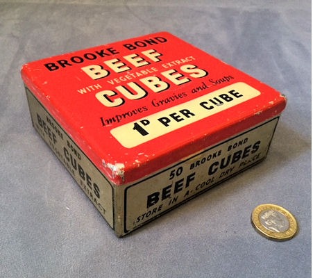 Brooke Bond Beef Cube Tin — 1930's