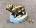 Bulldog Car Mascot — Nickel