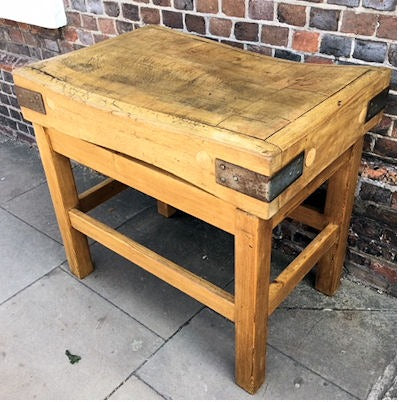 Butchers Block on Base — Beech
