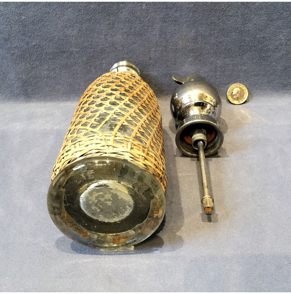 Cane Covered Soda Syphon — view 4