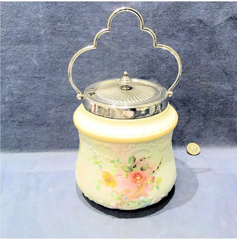 Carlton Ware Patent Biscuit Barrel — view 2