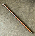 Carved Bamboo Walking Stick — Steel, 1920's
