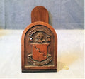 Carved Walnut Folding Book Stand — 1883