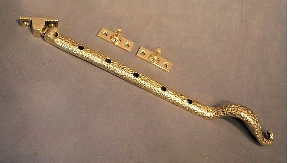 Casement Window Stay, 7 matching available — Brass, 1913