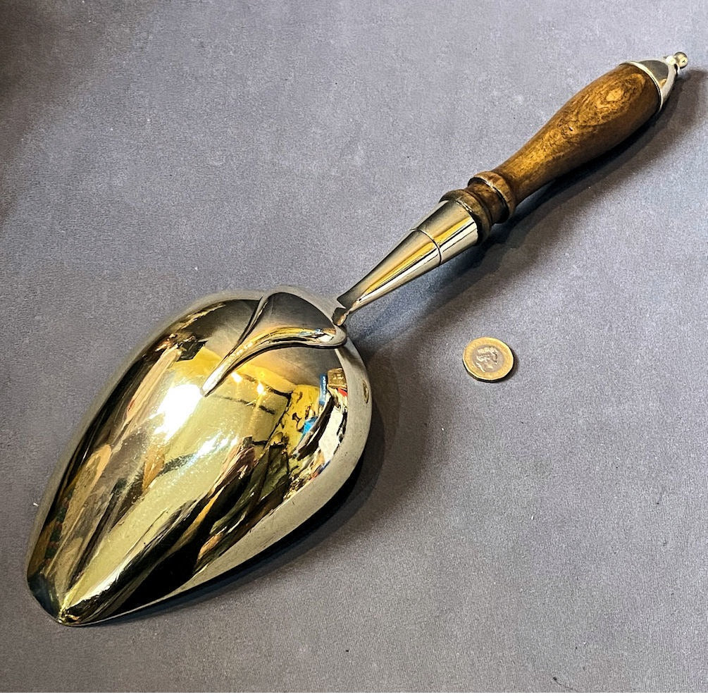 Cast Brass Heavy Scoop or Ladle — Brass, late 19th century